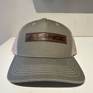 Lange Leather Patch Logo Cap
